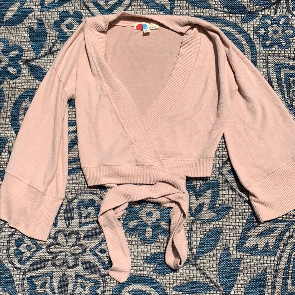 Free People Wrap Shirt